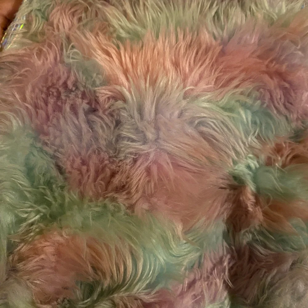 🔴Colorful Furry Kids Backpack